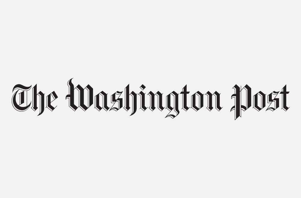 The Washington Post logo, black serif font text.