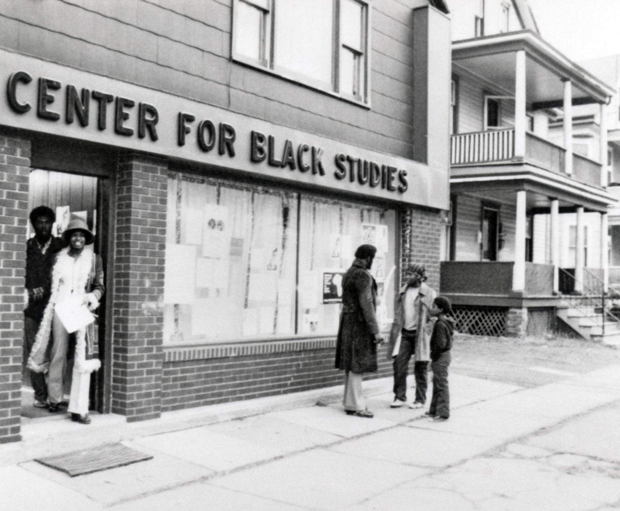 Historical black and white photo of the Urban Center for Black Studies, Poughkeepsie, NY