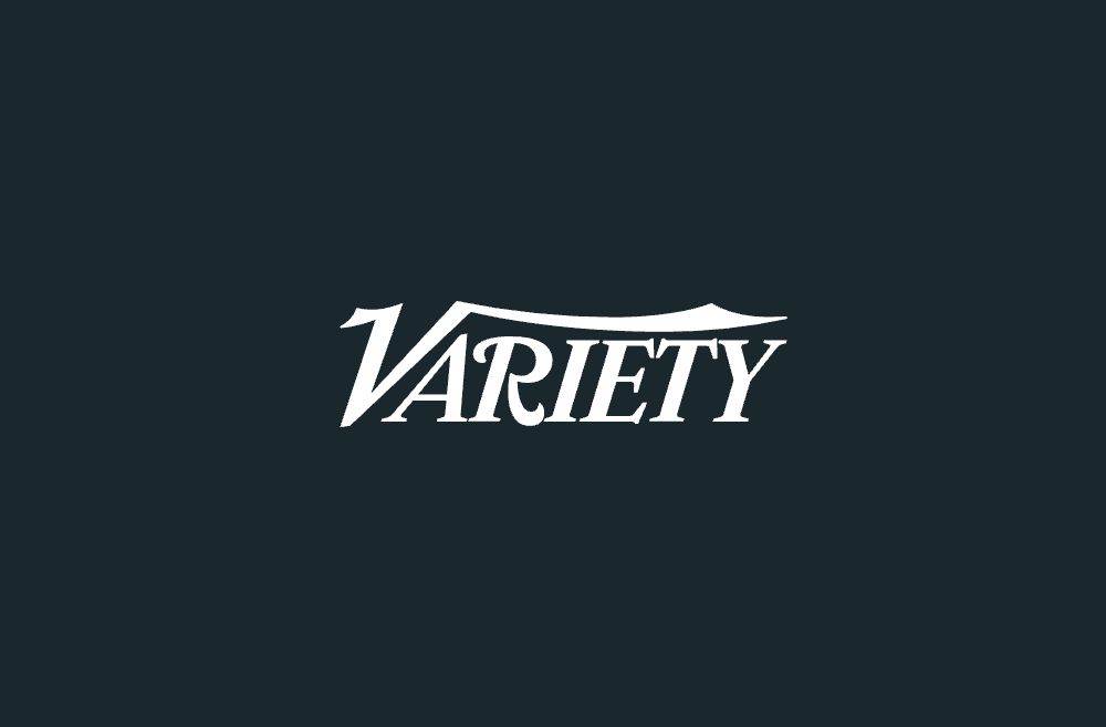 Variety logo in white text on a dark background.