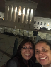 Nicole Wong, Director of SAVP, and Rachel Pereira, Title IX Coordinator