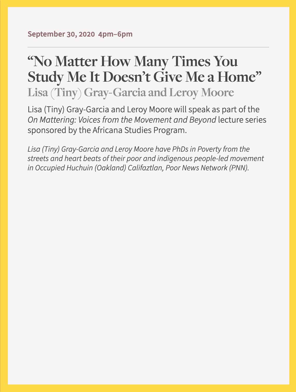 “No Matter How Many Times You Study Me It Doesn’t Give Me a Home” poster