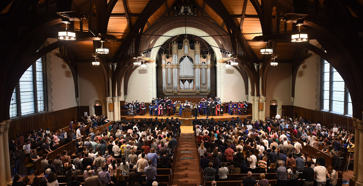 Convocation in the Chapel