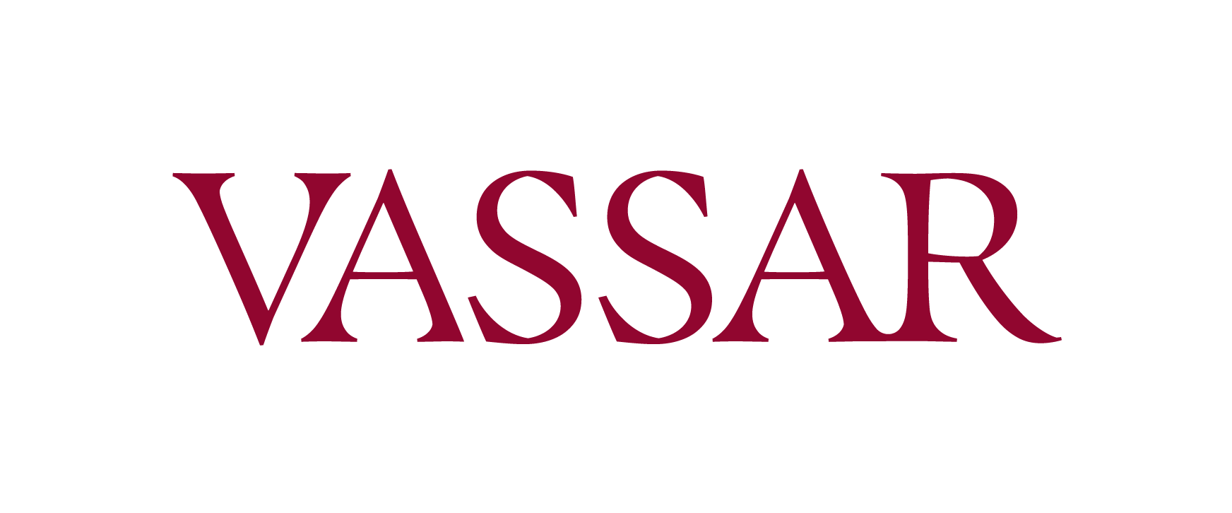 Vassar Wordmark Burgundy