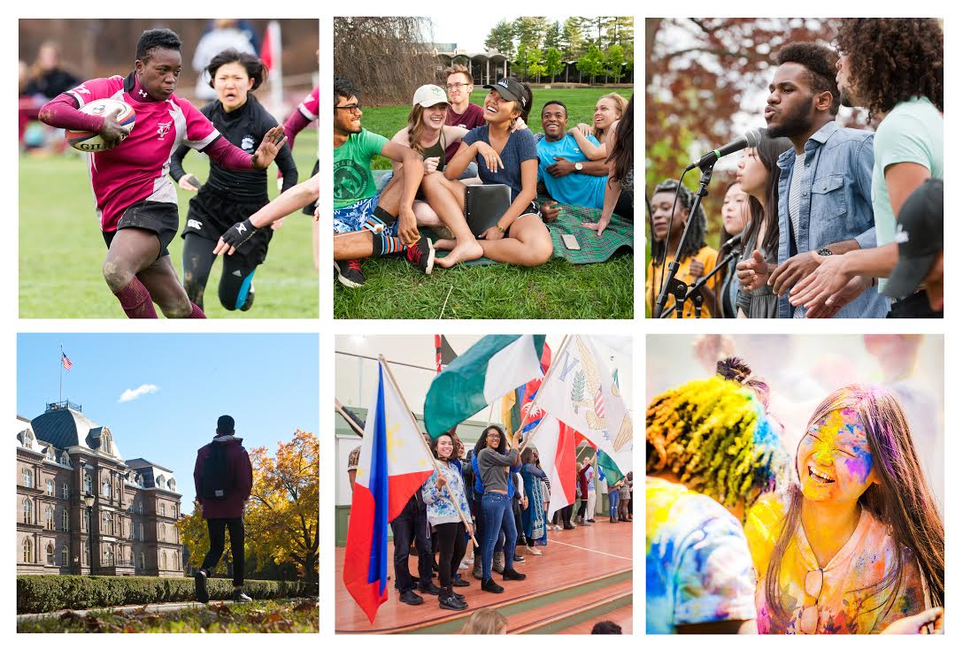 A collection of photos of life at Vassar.