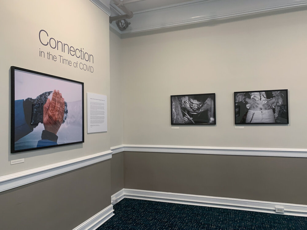 Installation view, Connection in the Time of COVID, 2021.  Photo: Courtesy of Monica Church