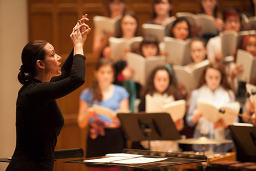 Women's Chorus performing