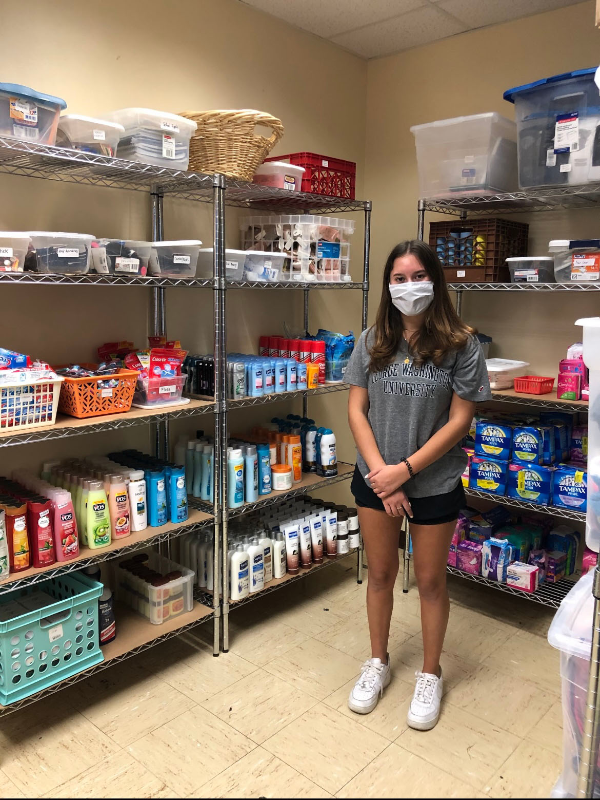 Poughkeepsie Teen Closet volunteer Sofia Kapogiannis