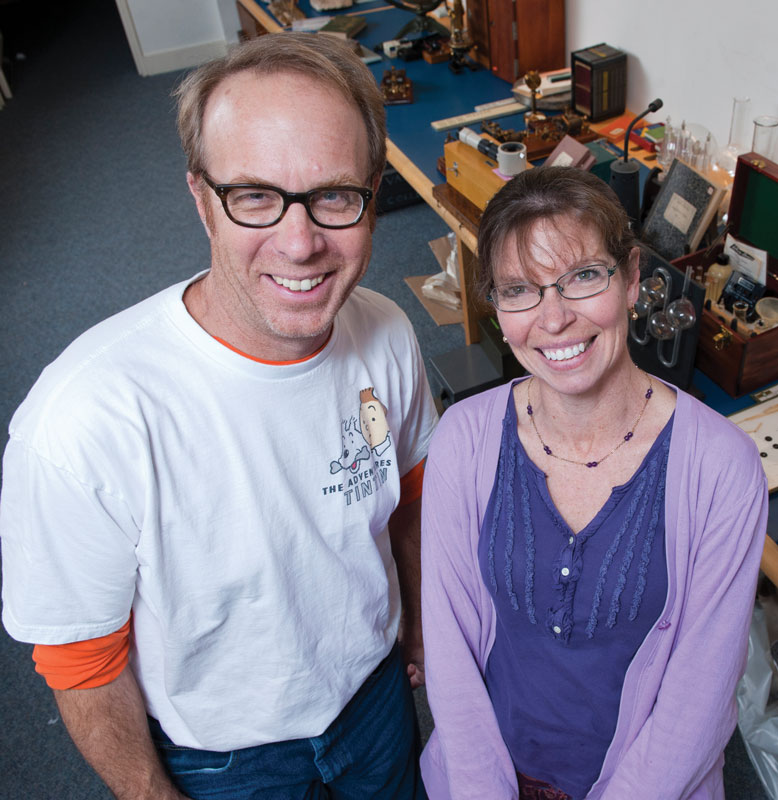 Richard Jones and professor Kate Susman