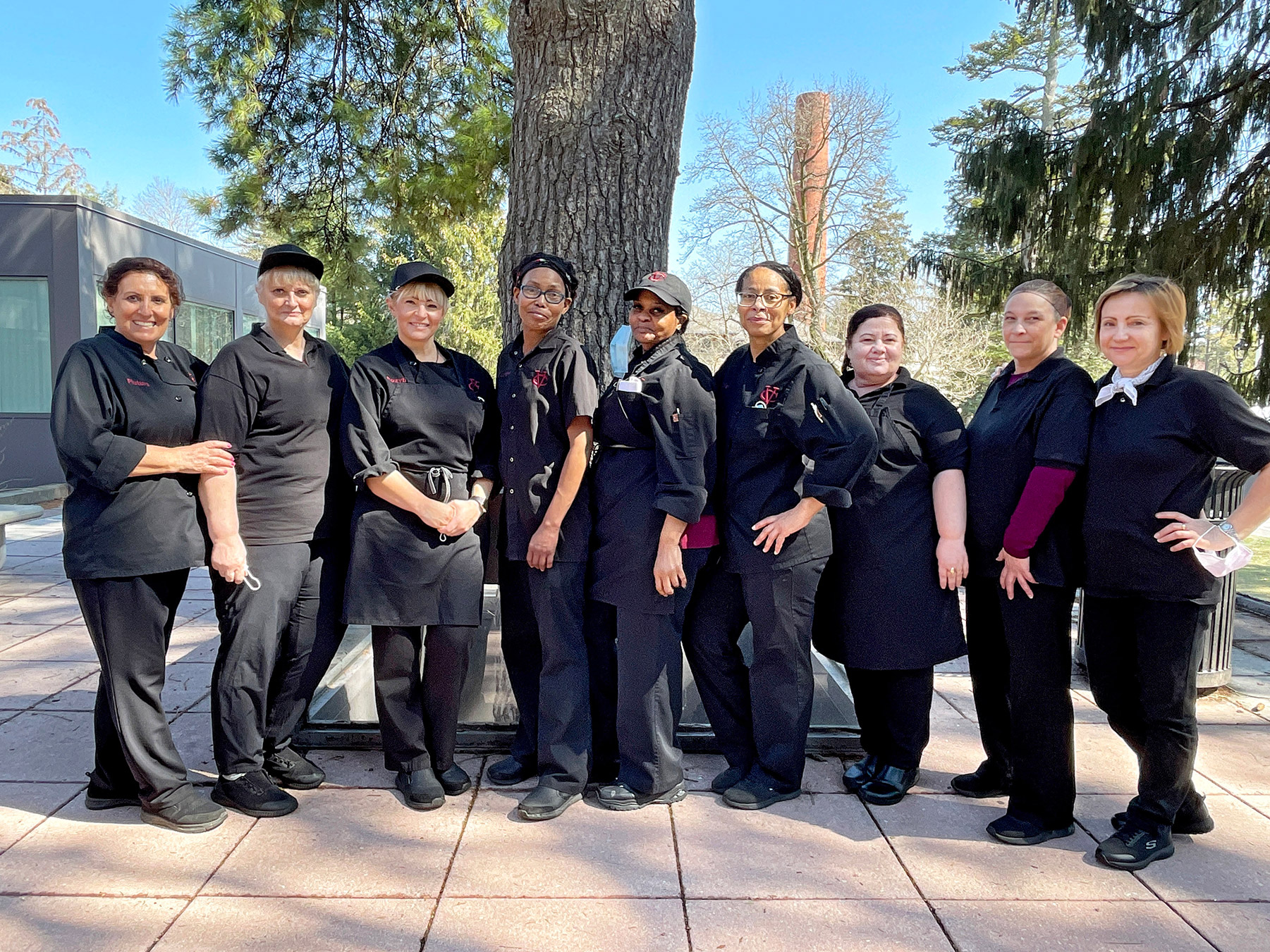 Vassar food service employees