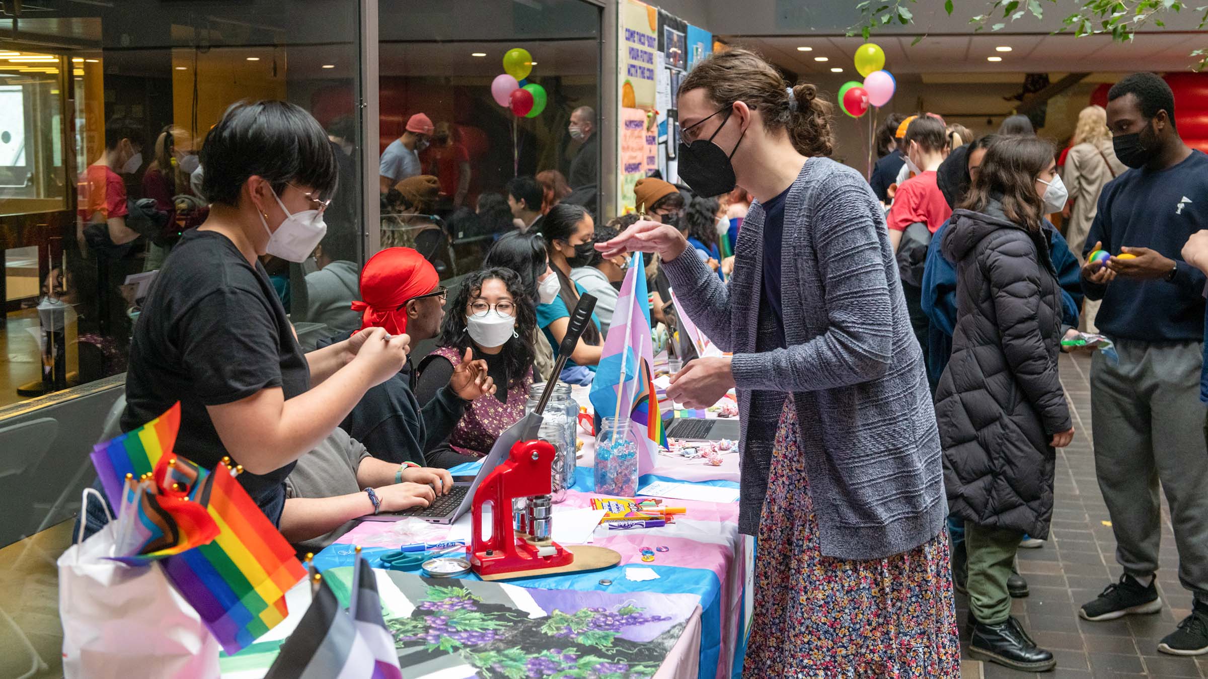 Representatives from a dozen student organizations took part in the festivities.