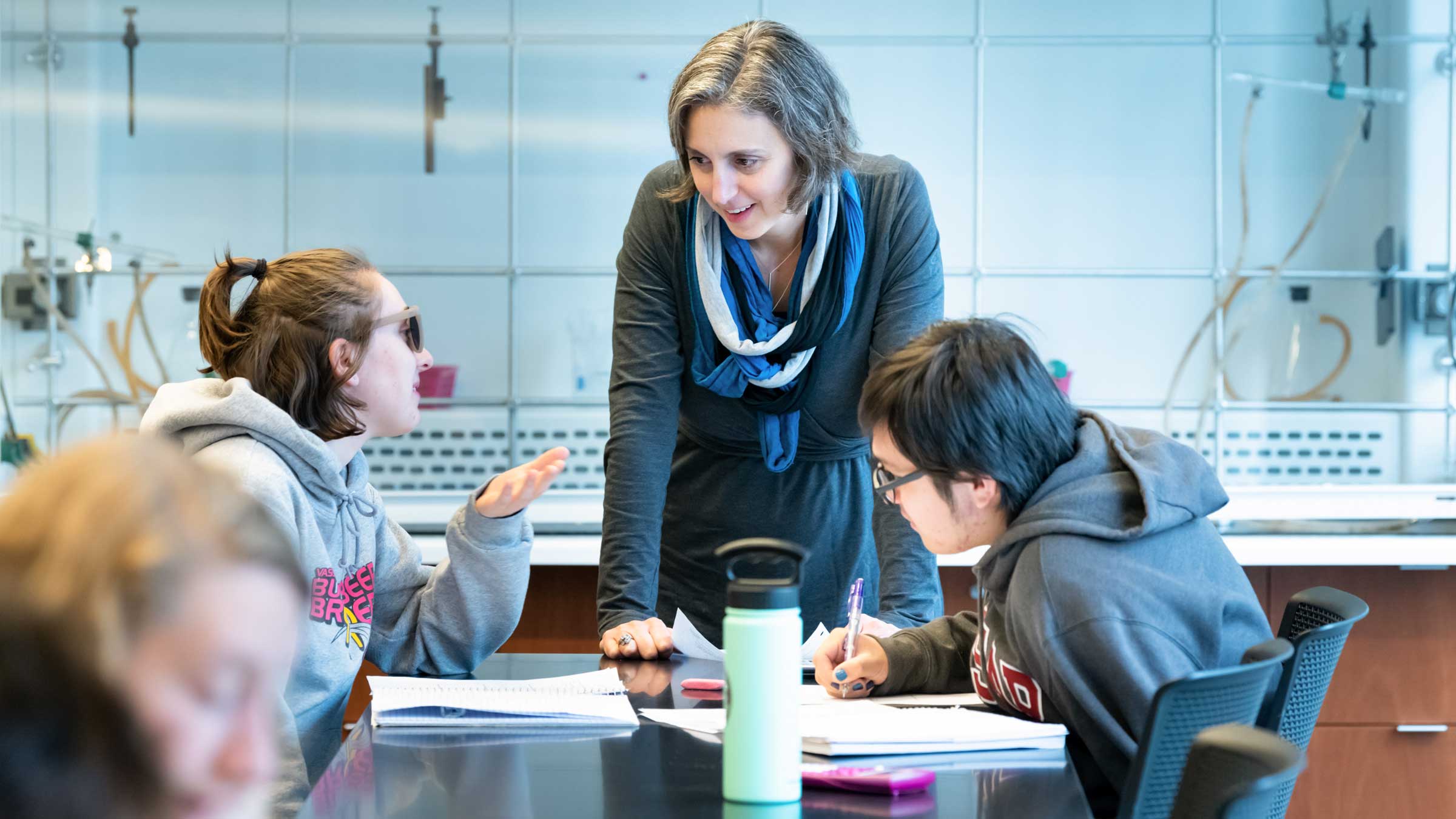 Professor and Students in a class