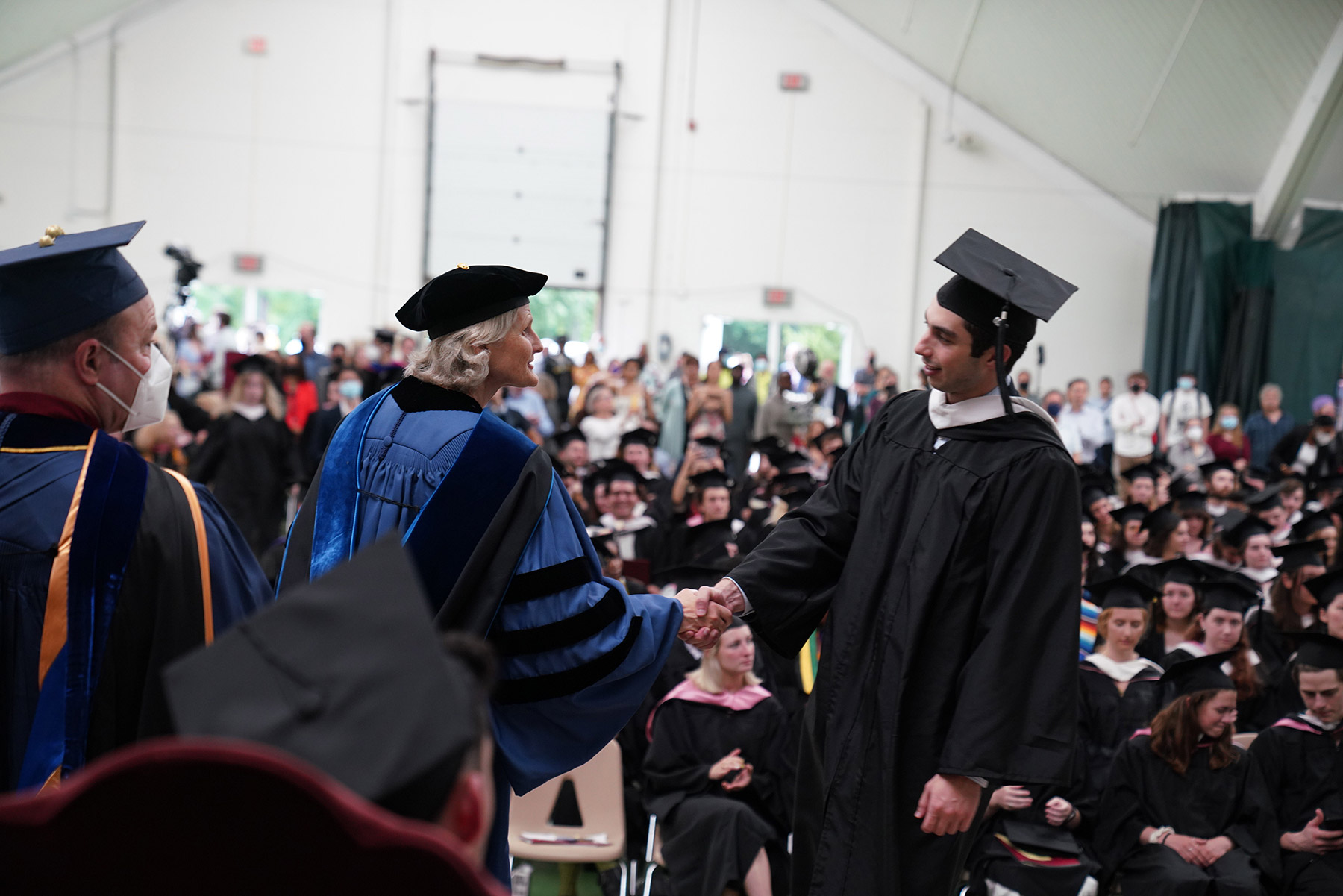 More than 400 members of the class of 2020 returned for the in-person graduation.