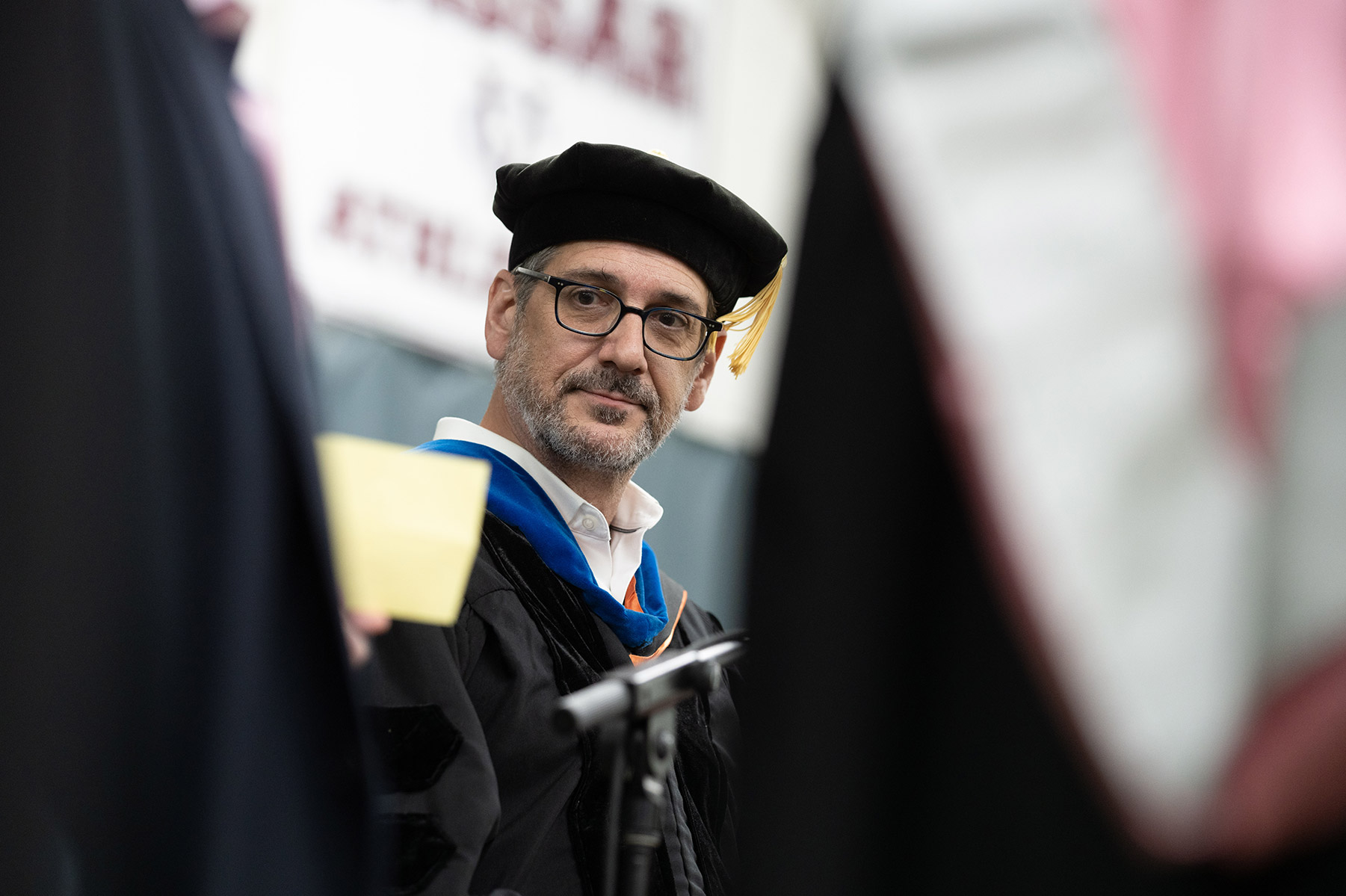 Dean of Studies Tom Porcello read the names of the graduates.