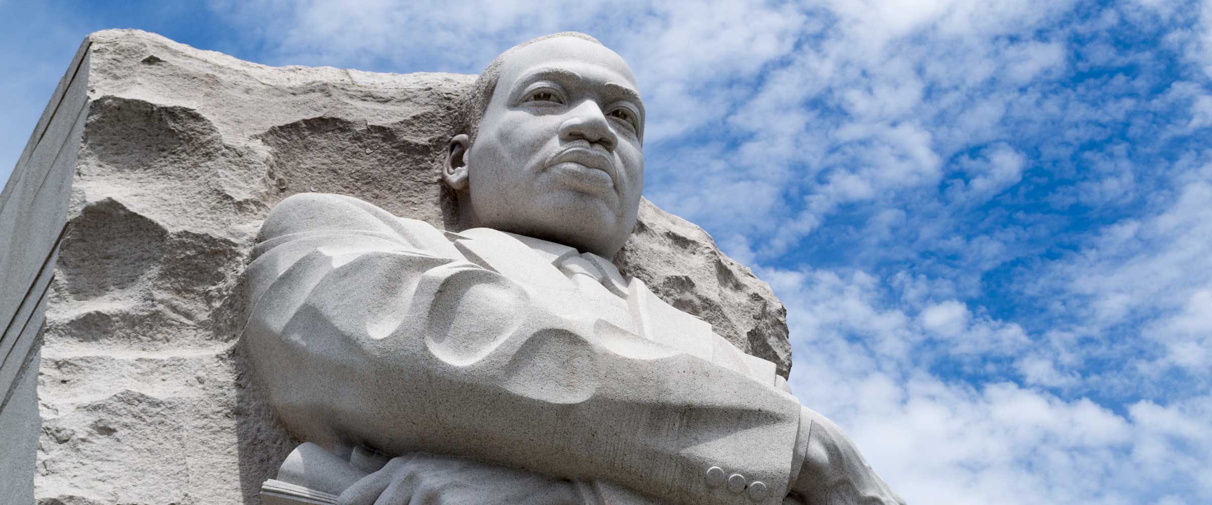 Statue in honor of Martin Luther King in Washington DC