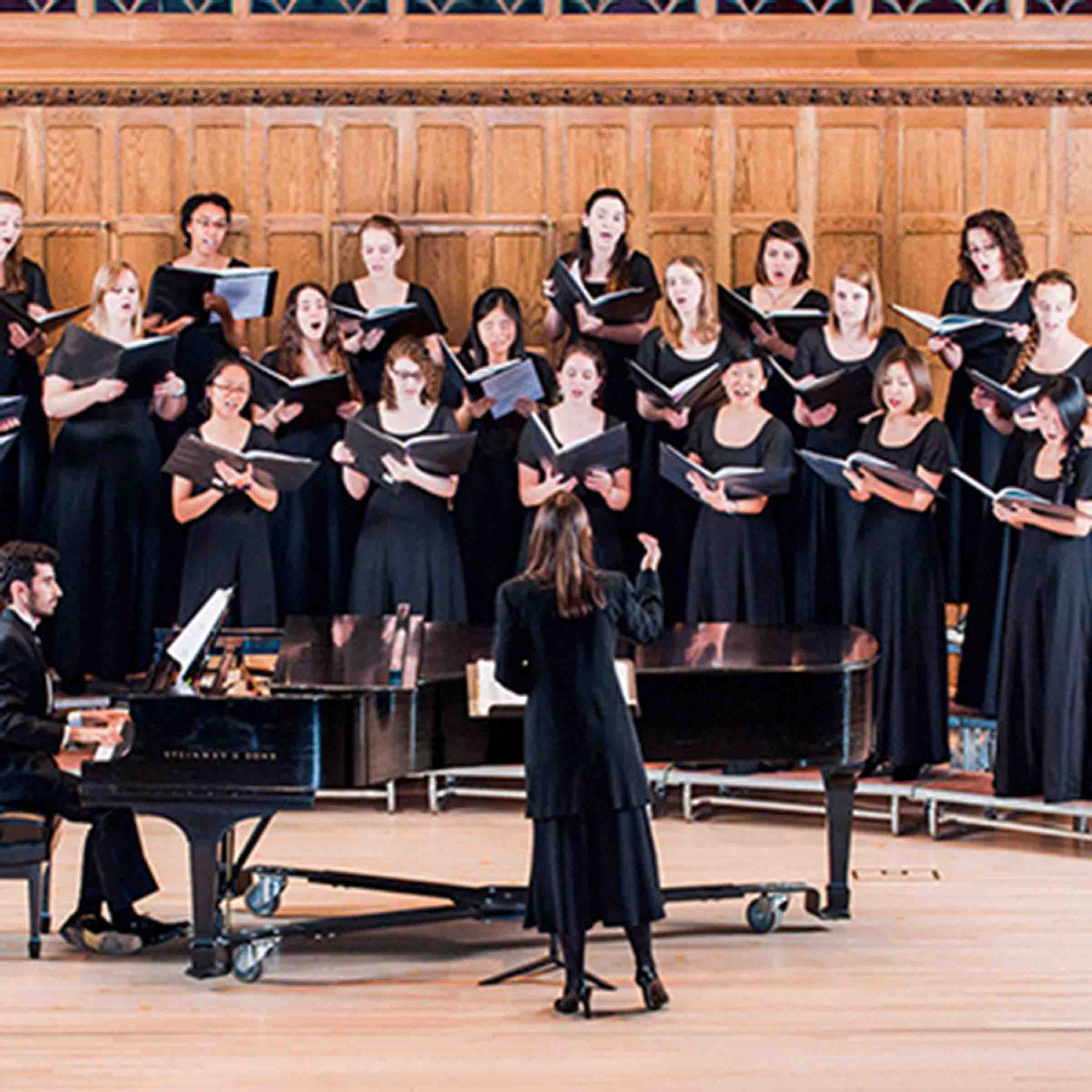 image of women singing