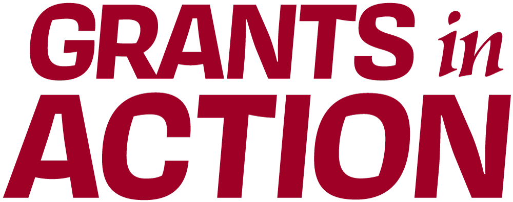 wordmark that reads grants in action