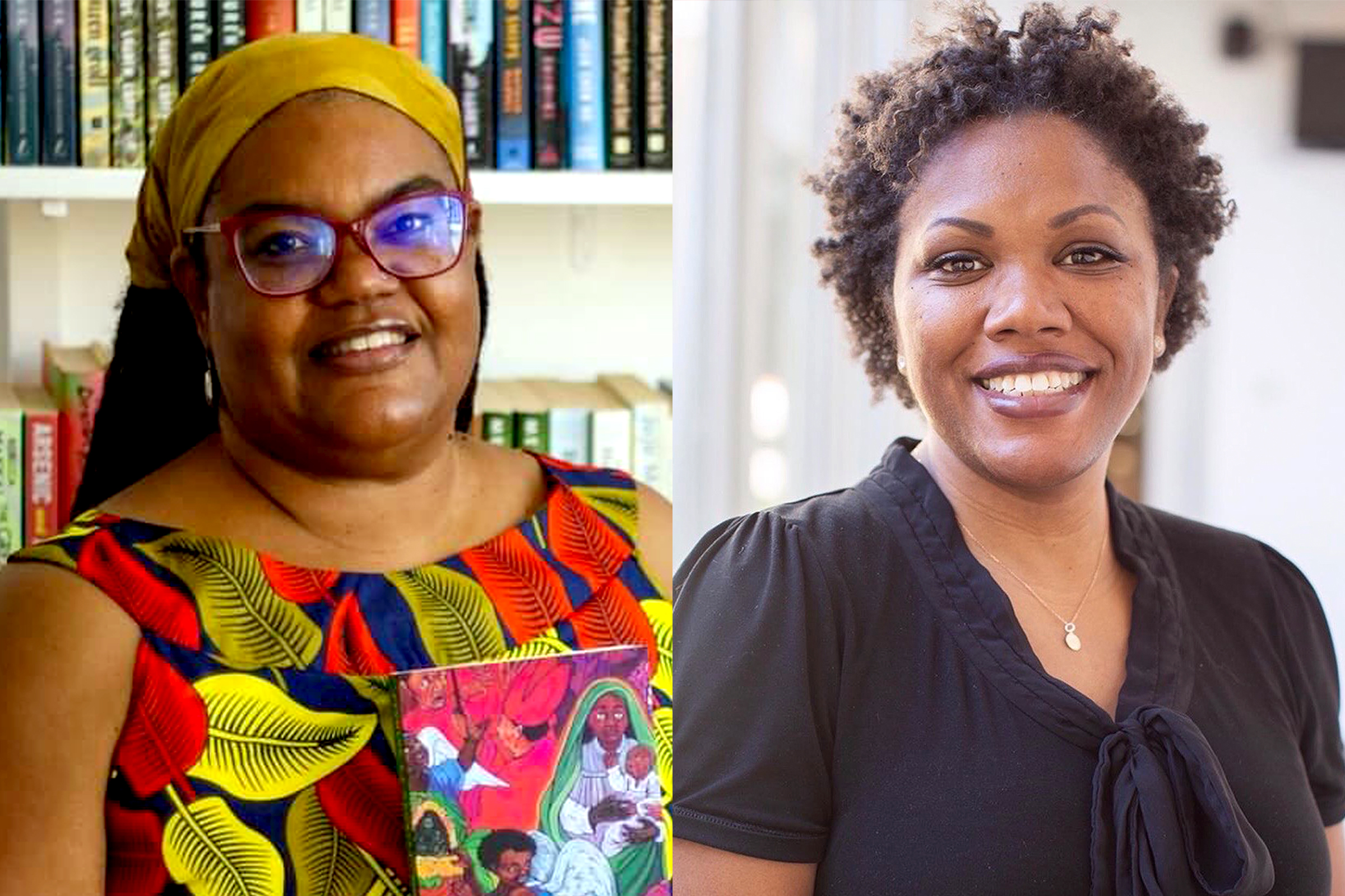 side-by-side portraits of Natasha Gordon-Chipembere and Joshunda Sanders