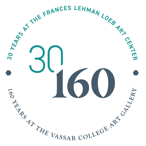 Image graphic that reads: 30/160 - 30 Years At The Frances Lehman Loeb Art Center - 160 Years At The Vassar College Art Gallery