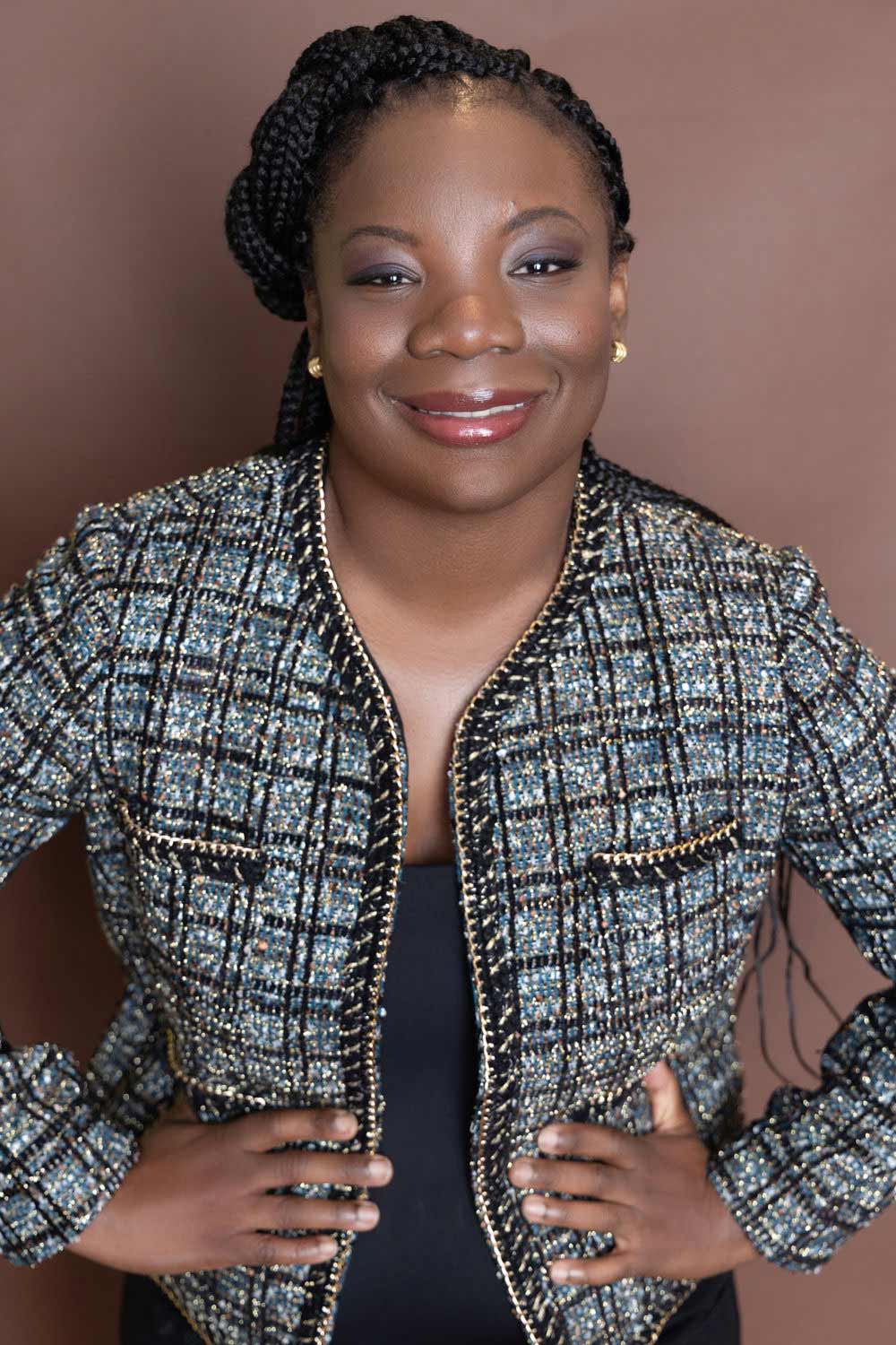 A portrait photo of Dr. Fumilayo Showers.