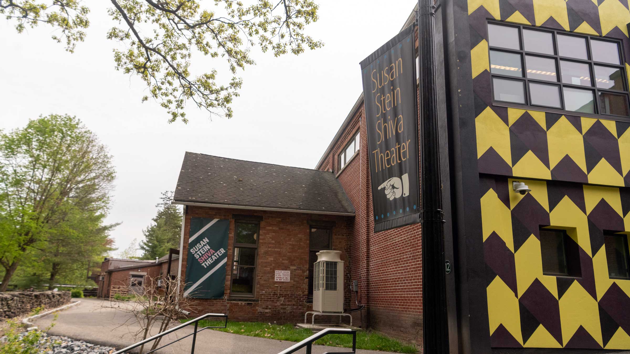 Exterior view of the Susan Stein Shiva theater.