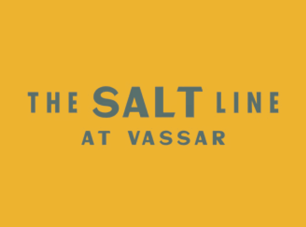 Graphic with text that reads: The Salt Line at Vassar.
