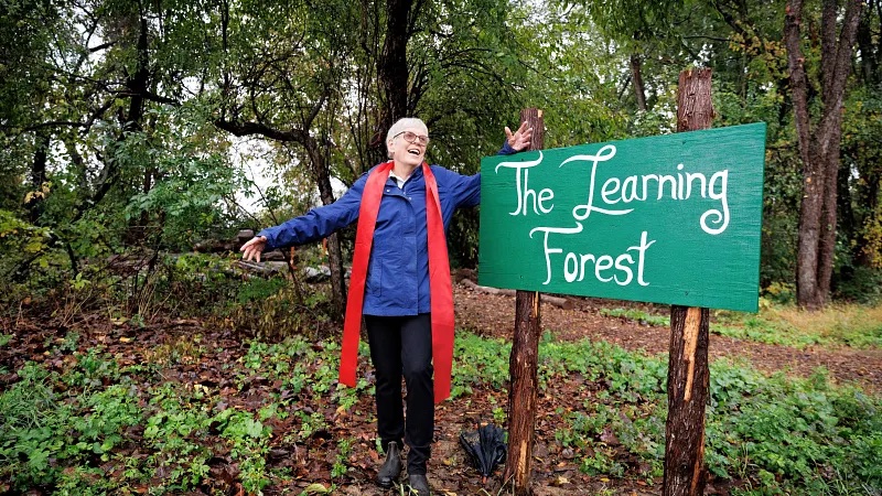 the learning forest sign