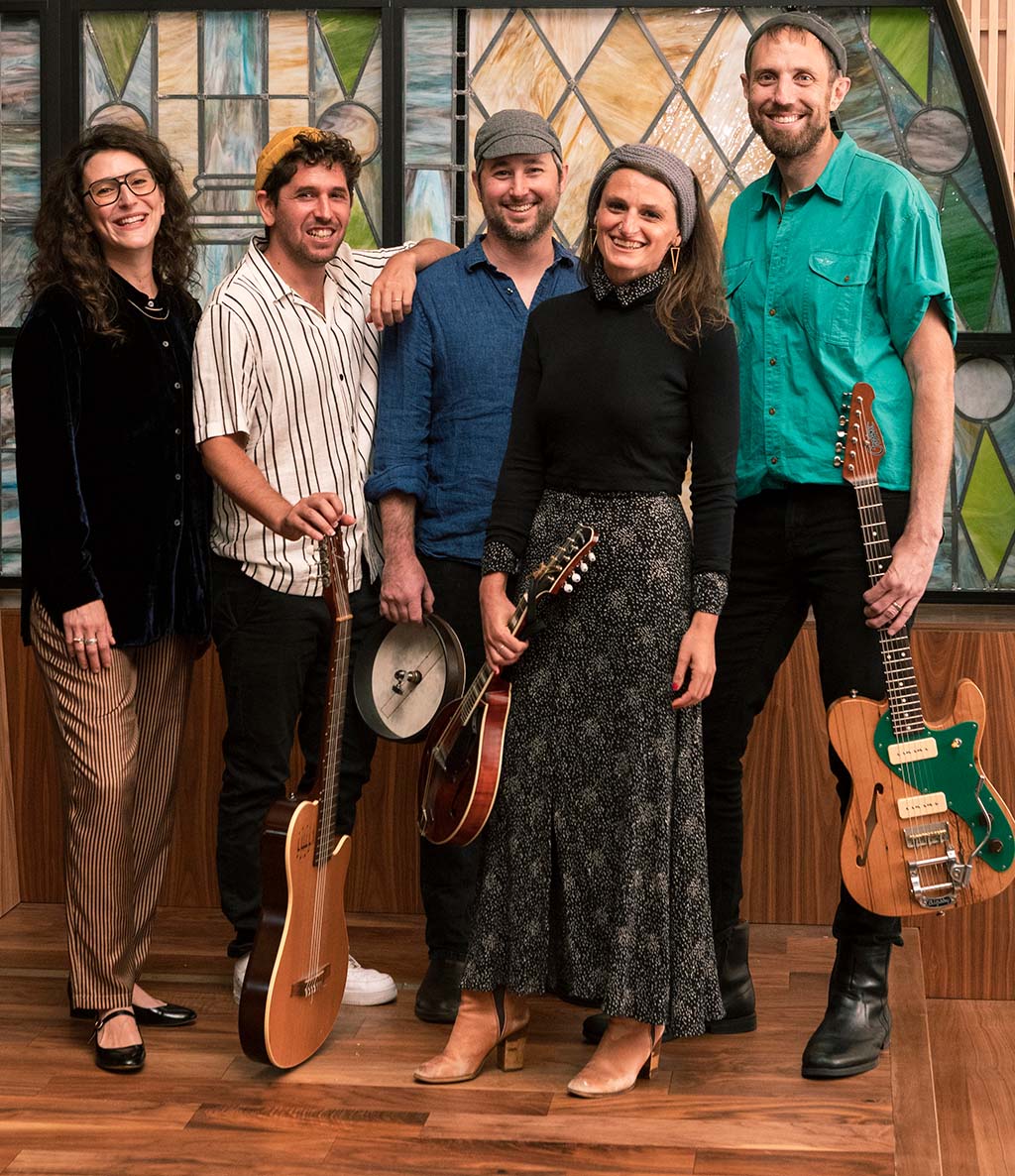 Portrait of ensemble with five people.