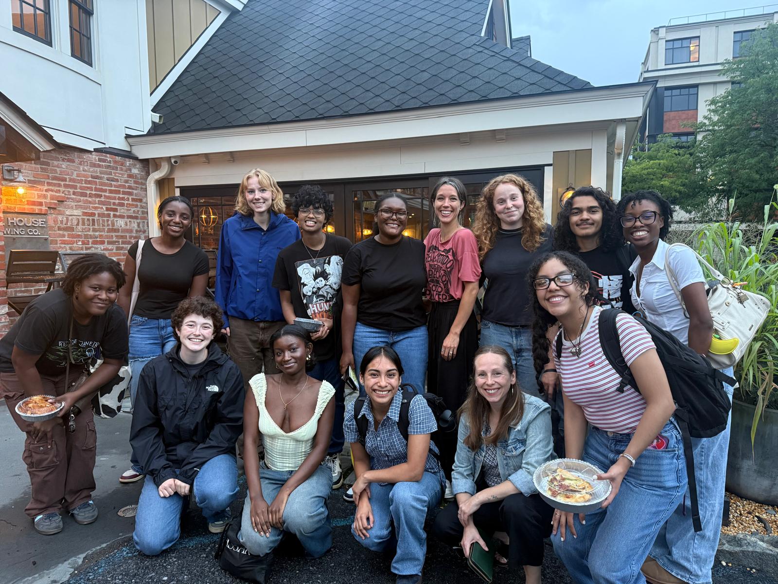 Community Fellows and members of the Office of Community-Engaged Learning team.