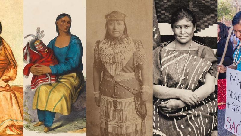 Women's History Month collage - Photos from Smithsonian American Art Museum, Dulcey Lima
