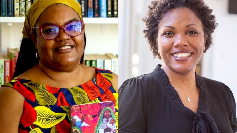 side-by-side portraits of Natasha Gordon-Chipembere and Joshunda Sanders 