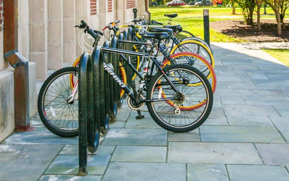 Bicycles at Vassar College