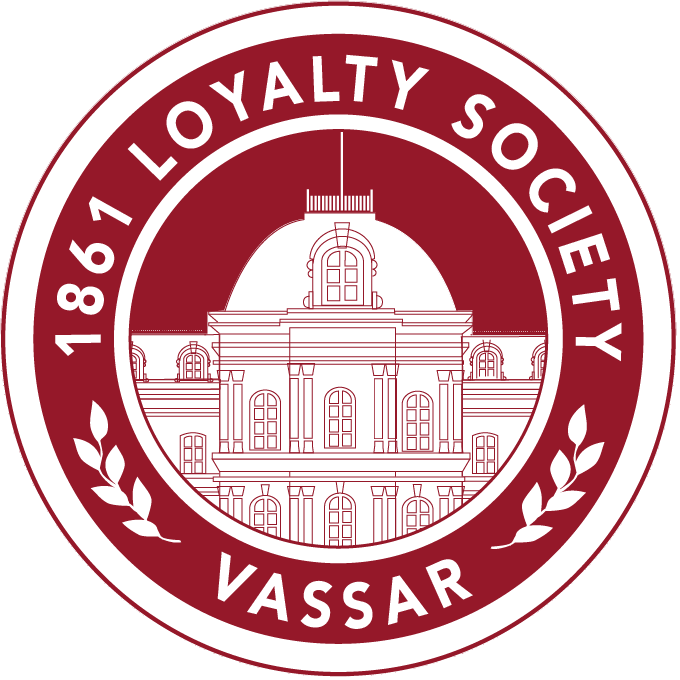 Vassar 1861 Loyalty Society round seal logo