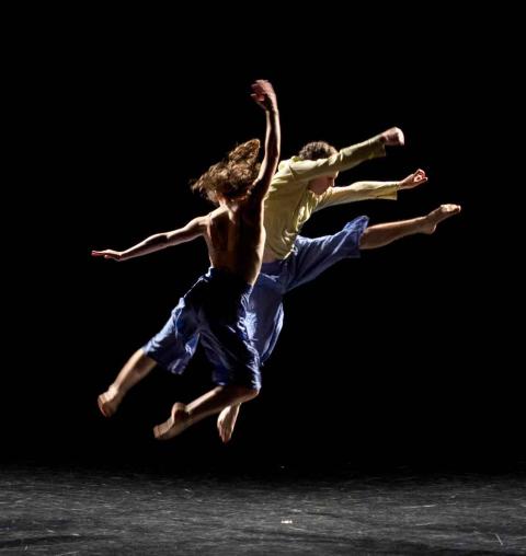 Image of a Vassar Repertory Dance Theatre performance on stage