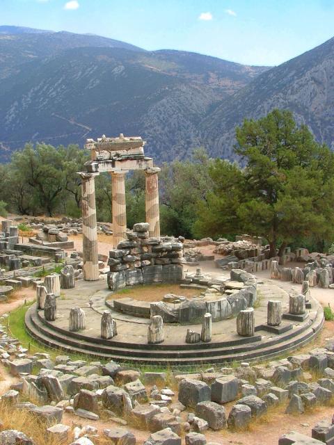 Remains of a Temple on Delphi