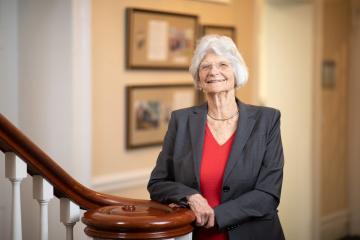 Susan “Susie” Neuberger Wilson ’51, recipient of the 2020 AAVC Spirit of Vassar Award.
