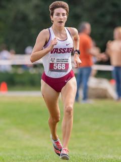 Augusta Stockman ’23 runs a race.