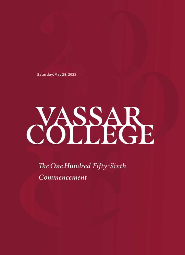 Commencement Ceremony Vassar College