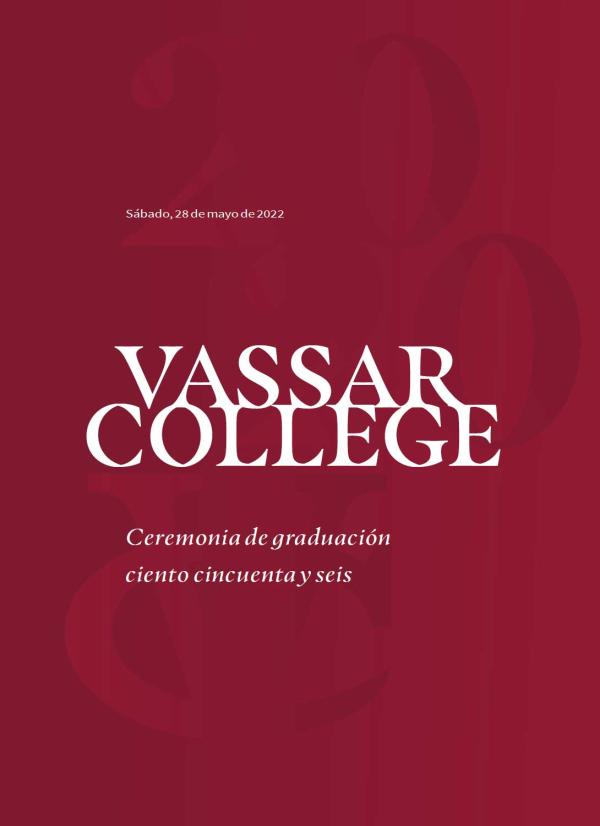 Alumni Celebration Commencement 2020 Program Cover spanish
