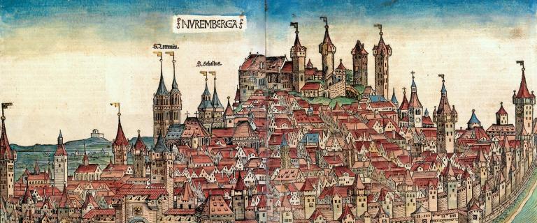 Woodcut of Nuremberg from the Nuremberg Chronicle