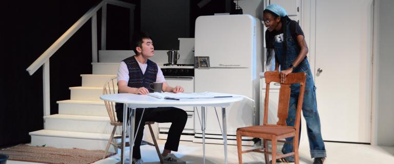 A scene from Drama production Blue Skies. 