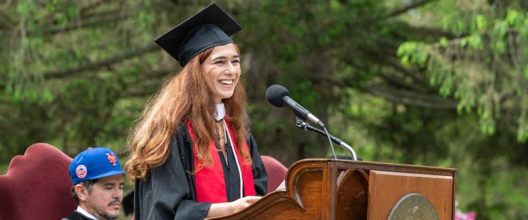 Commencement student speaker