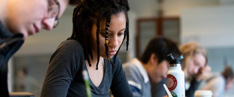 Students in a classroom