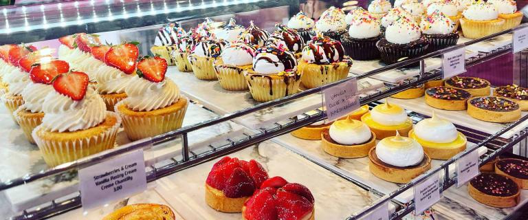 Cupcake display at Twisted Soul in Arlington