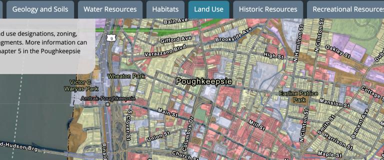 GIS Data Visualization, Poughkeepsie Natural Resources Inventory