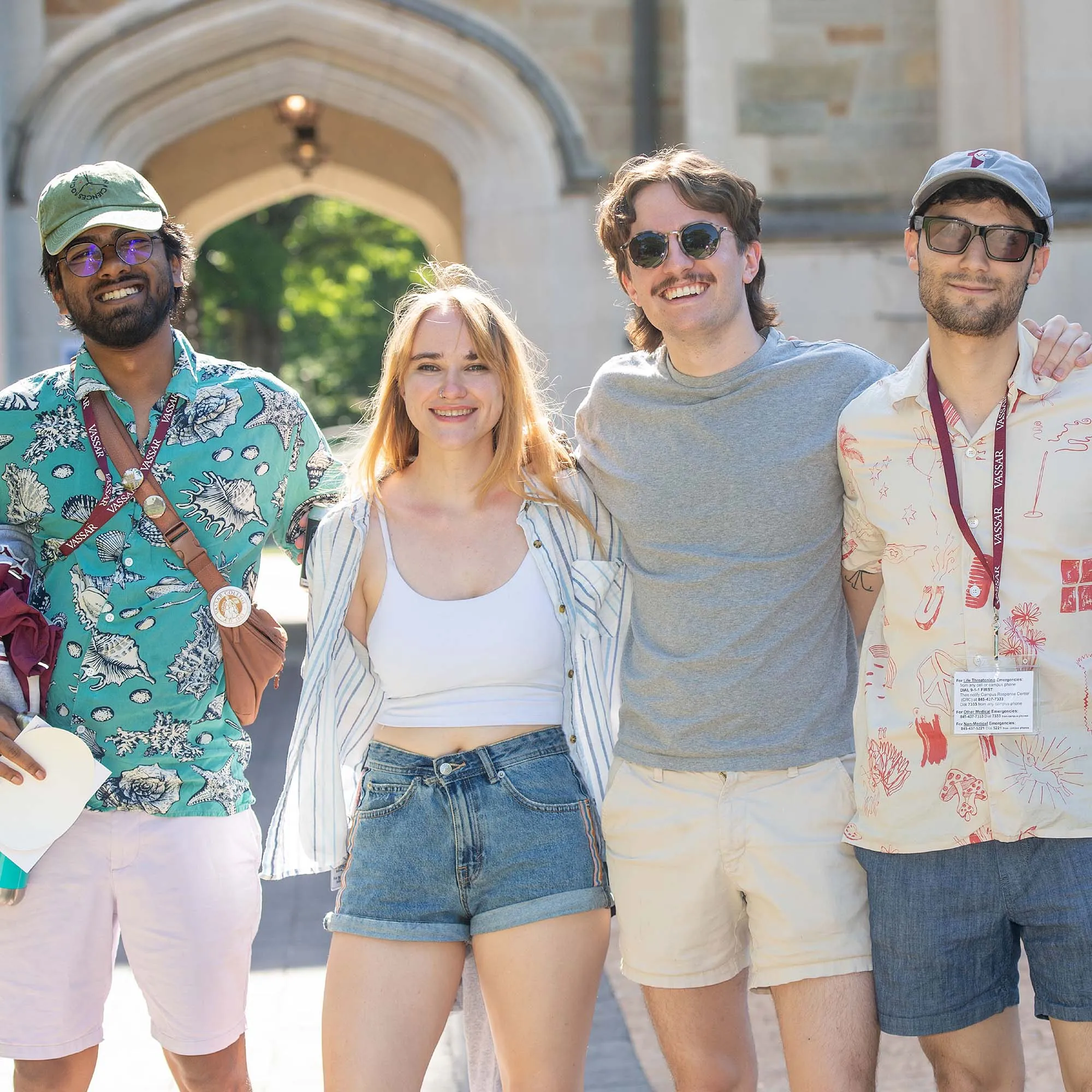 Group of students outside. 