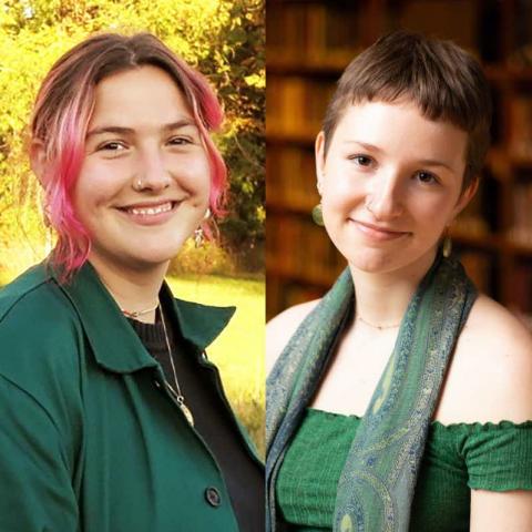 Julie Morel ’19 and Hattie Goodwin ’21