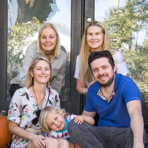 Tricia Gonnella Russo ’03 and family