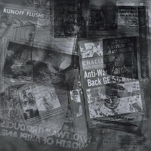 Robert Rauschenberg, Surface Series from Currents #48, 1970, screenprint.