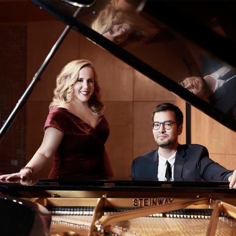 Vocalist Jacquelyn Matava and pianist Samuel Gaskin