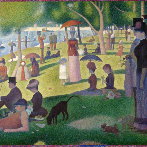 Painting: A Sunday on La Grande Jatte, Georges Seurat, 1884